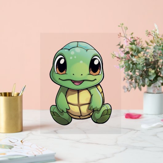 schildpad voor cartoon acryl bord (Huwelijk)