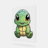 schildpad voor cartoon acryl bord (Hoek)