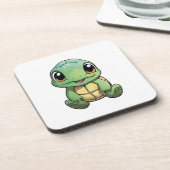 schildpad voor cartoon bier onderzetter (Linkerzijde)