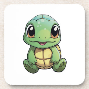 schildpad voor cartoon bier onderzetter