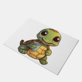 schildpad voor cartoon deurmat (Schuin)