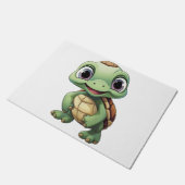 schildpad voor cartoon deurmat (Schuin)
