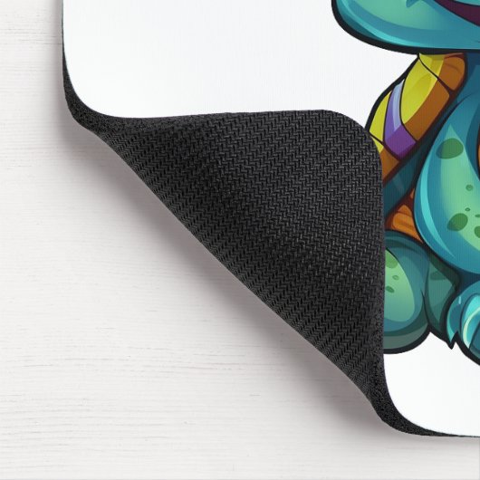 schildpad voor cartoon muismat (Hoek)