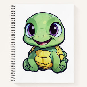schildpad voor cartoon notitieboek