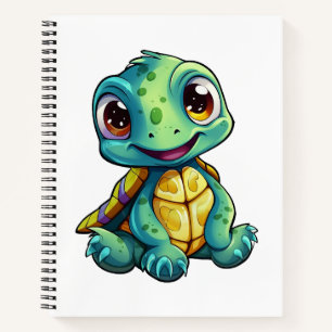 schildpad voor cartoon notitieboek