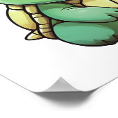 schildpad voor cartoon poster (Hoek)