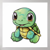schildpad voor cartoon poster (Voorkant)