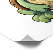 schildpad voor cartoon poster (Hoek)