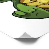 schildpad voor cartoon poster (Hoek)