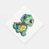 schildpad voor cartoon servet (Hoek)