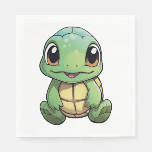 schildpad voor cartoon servet