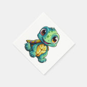 schildpad voor cartoon servet (Hoek)