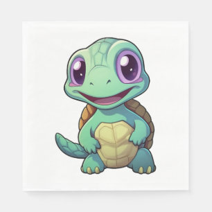 schildpad voor cartoon servet
