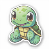 schildpad voor cartoon sticker (Voorkant)