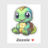 schildpad voor cartoon sticker (Vel)