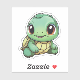 schildpad voor cartoon sticker