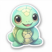 schildpad voor cartoon sticker (Voorkant)