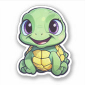 schildpad voor cartoon sticker (Voorkant)
