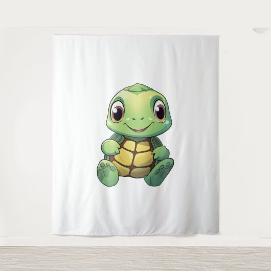 schildpad voor cartoon wandkleed (Voorkant)