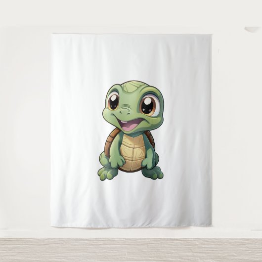 schildpad voor cartoon wandkleed (Voorkant)