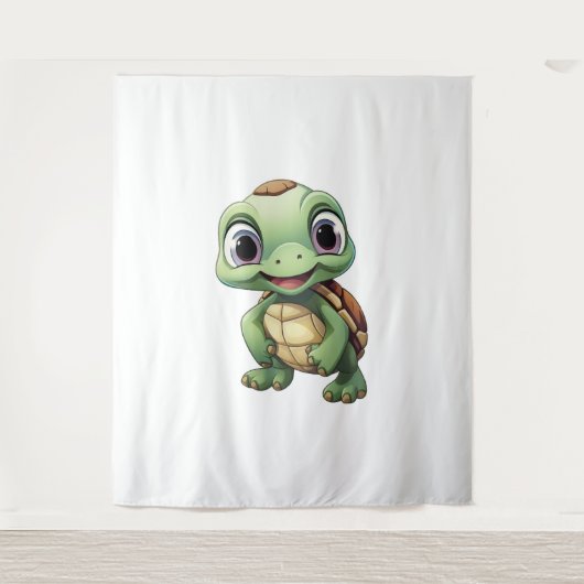schildpad voor cartoon wandkleed (Voorkant)