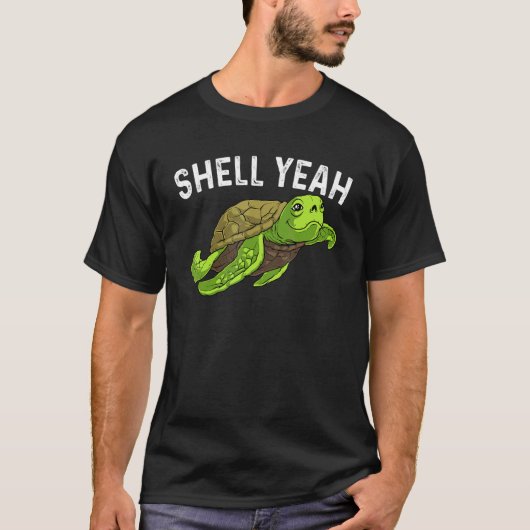 Schildpad voor mannen Zee Schildpadden T-shirt (Voorkant)
