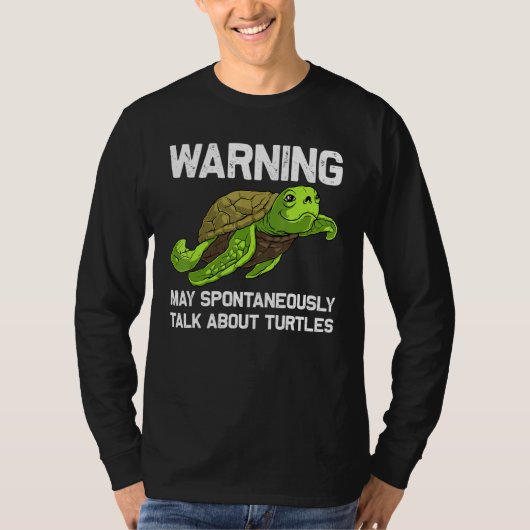 Schildpad voor mannen Zee Schildpadden T-shirt (Voorkant)