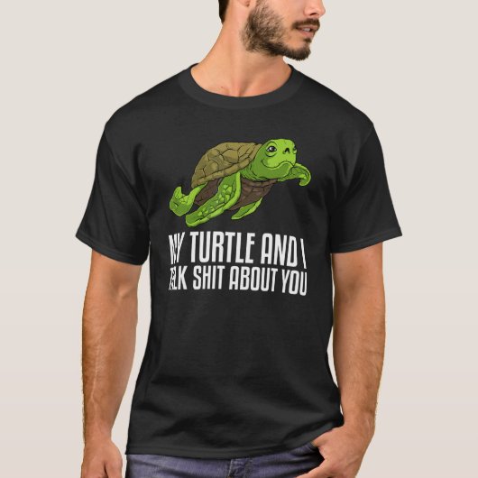 Schildpad voor mannen Zee Schildpadden T-shirt (Voorkant)