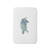 Schildpad voor Waterverf Badmat (Voorkant Verticaal)