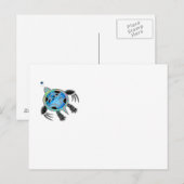Schildpad voor Zee Briefkaart (Voorkant / Achterkant)