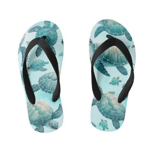 Schildpad Vrienden Kinder Teenslippers (Voetbed)