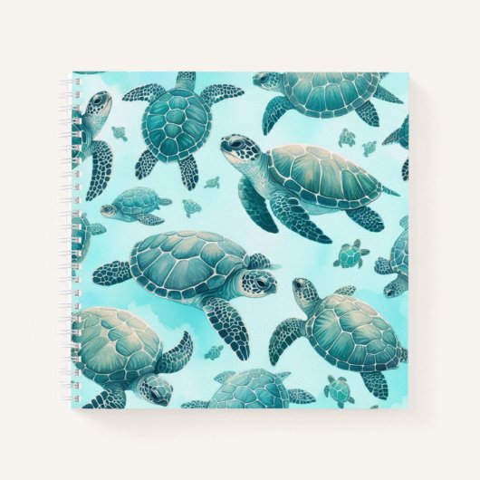 Schildpad Vrienden Notitieboek (Voorkant)