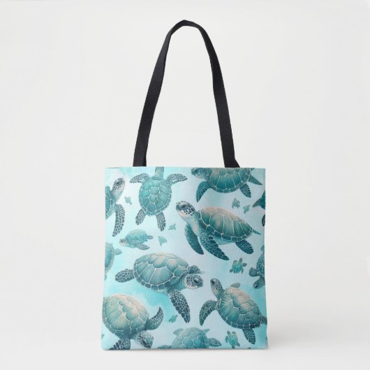 Schildpad Vrienden Tote Bag (Voorkant)