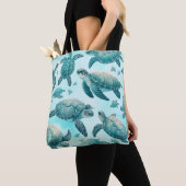 Schildpad Vrienden Tote Bag (Dichtbij)
