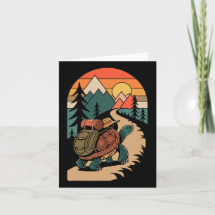 Schildpad Wandelen Camping Camping Camper Backpack Kaart