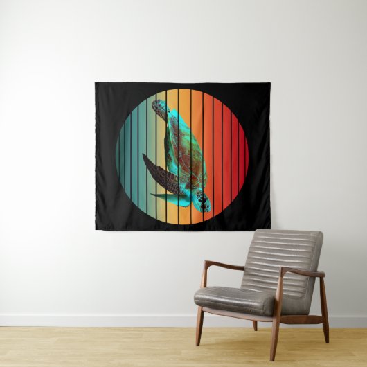 Schildpad  wandkleed (In Situ (horizontaal))