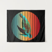 Schildpad  wandkleed (Voorkant (horizontaal))