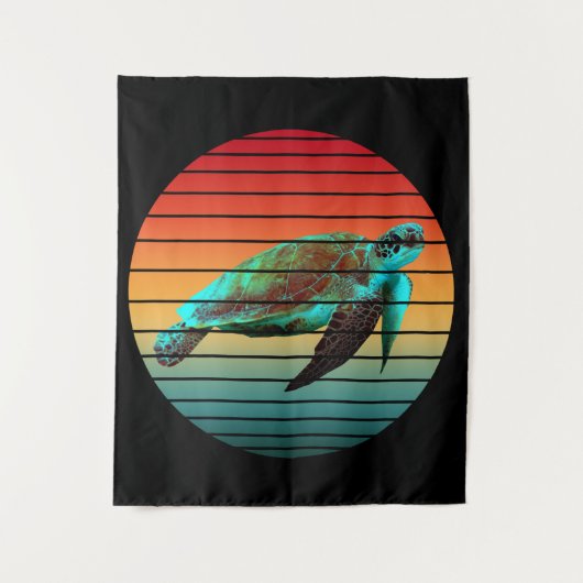 Schildpad  wandkleed (Voorkant)