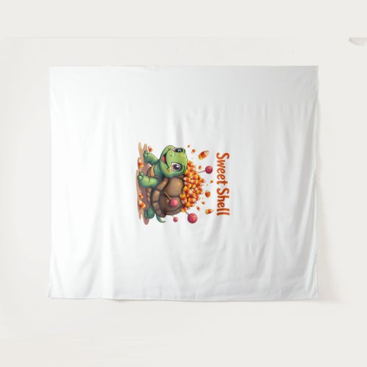 Schildpad Wandkleed (Voorkant (horizontaal))