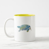 Schildpad Waterverf Painting Pastel Mok (Links)