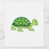 Schildpad Wijn Etiket (Enkel label)