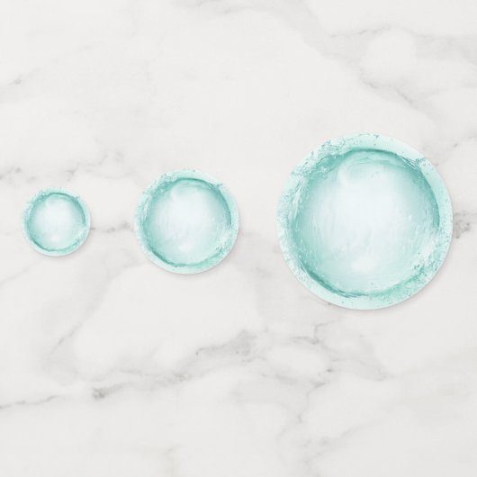 Schildpad-y Geweldige tafel Confetti (Achterkanten)