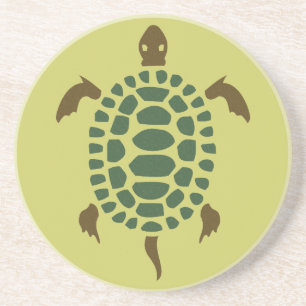 Schildpad Zandsteen Onderzetter