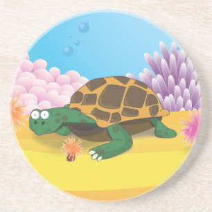 Schildpad Zandsteen Onderzetter
