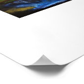 schildpad, Zee paarden door: Thomas J Norbeck Poster (Hoek)