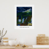 schildpad, Zee paarden door: Thomas J Norbeck Poster (Keuken)