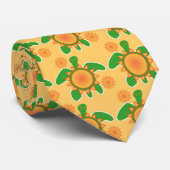 Schildpad & Zon Stropdas (Opgerold)