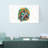 Schildpad Zonnebloem Spandoek (Beurs)