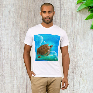 Schildpad Zwemmen Mannen T-shirt