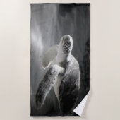 Schildpad Zwemmer Strandlaken (Voorkant)